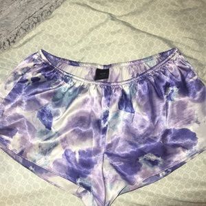 silk shorts
